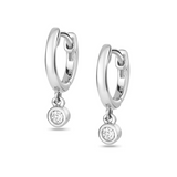 Lina Diamond Huggie Earrings