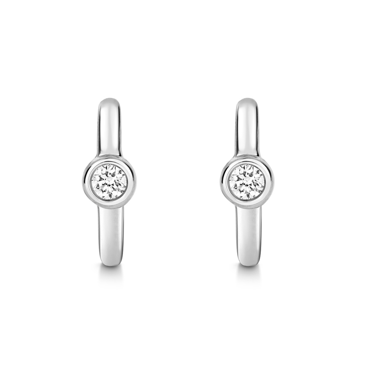 Nina Diamond Huggie Earrings