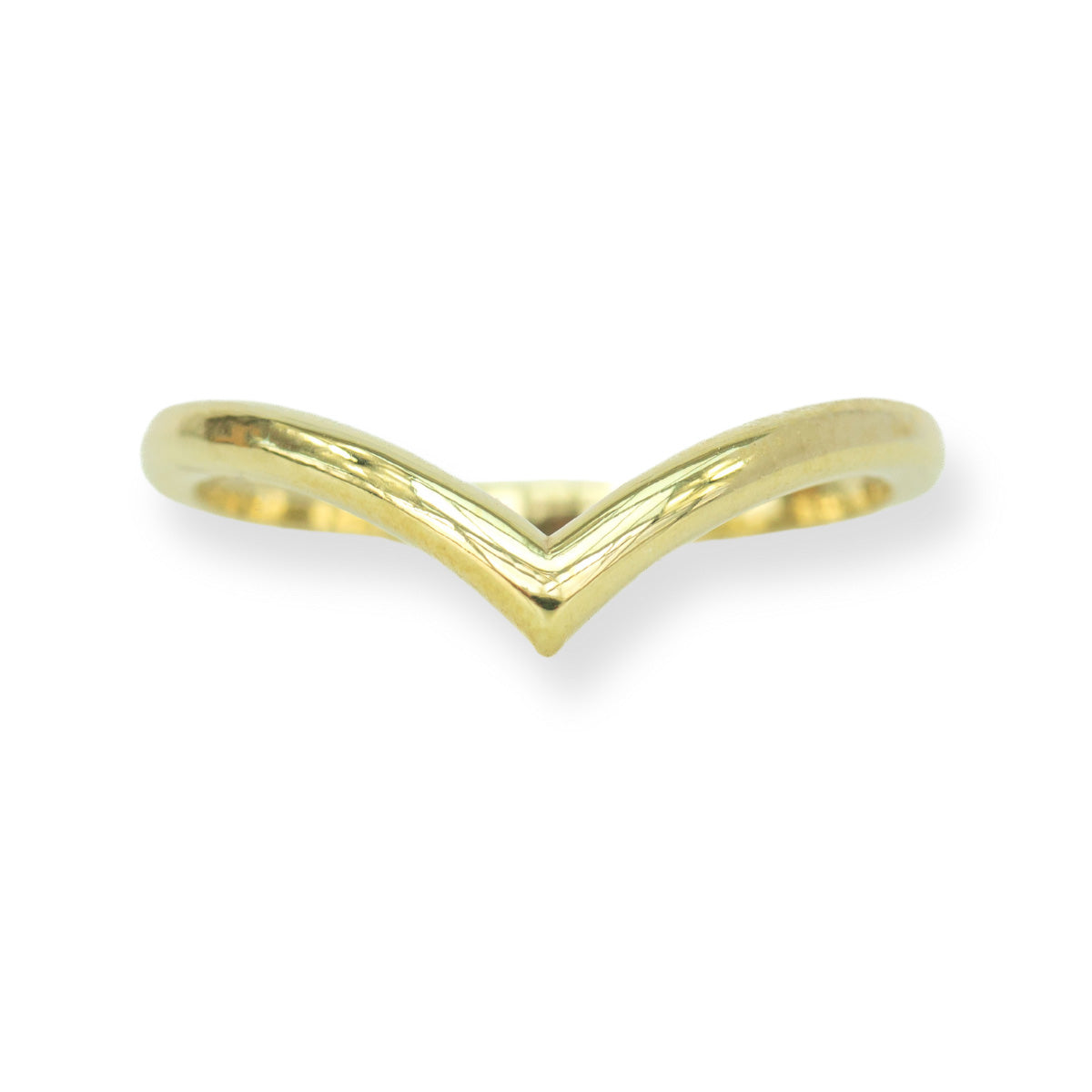 Hvar V-Shape Ring in yellow gold