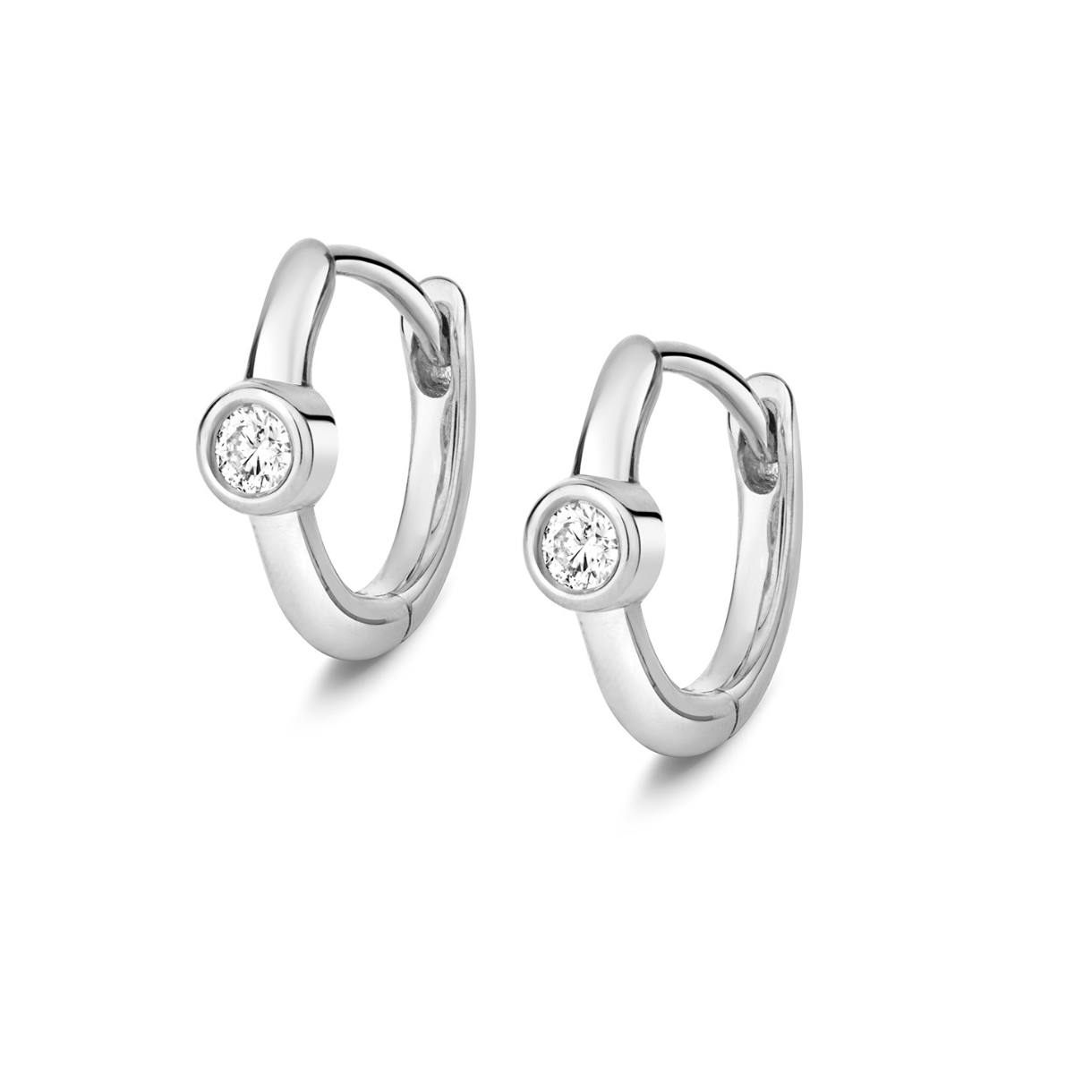 Nina Diamond Huggie Earrings