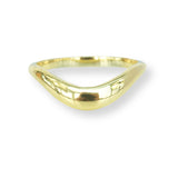 Milos Dome Ring in yellow gold