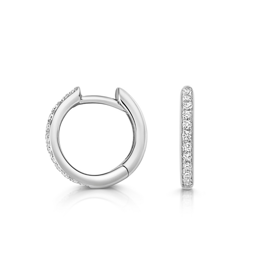 Amara Diamond Huggie Earrings