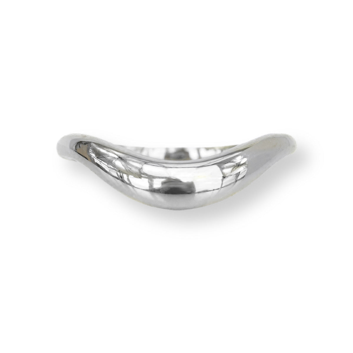 Milos Dome Ring in white gold