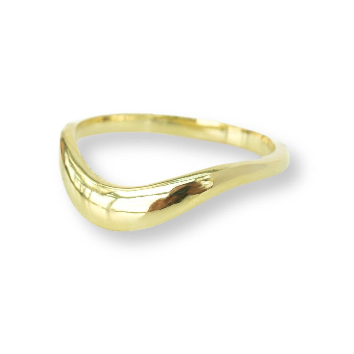 Milos Dome Ring in yellow gold