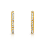 Amara Diamond Huggie Earrings