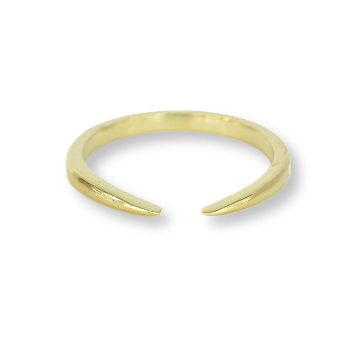 Ibiza Open Cuff Ring in yellow gold