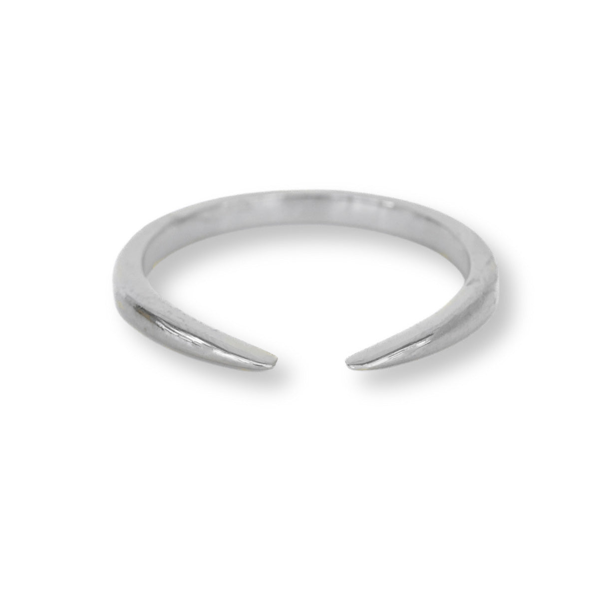 Ibiza Open Cuff Ring in white gold