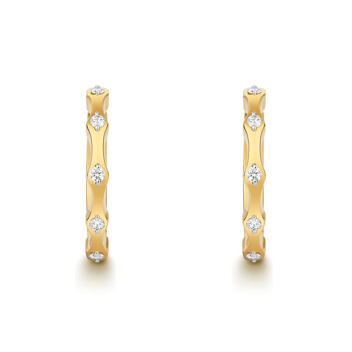 Juliette Diamond Huggie Earrings