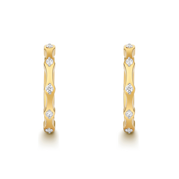 Juliette Diamond Huggie Earrings