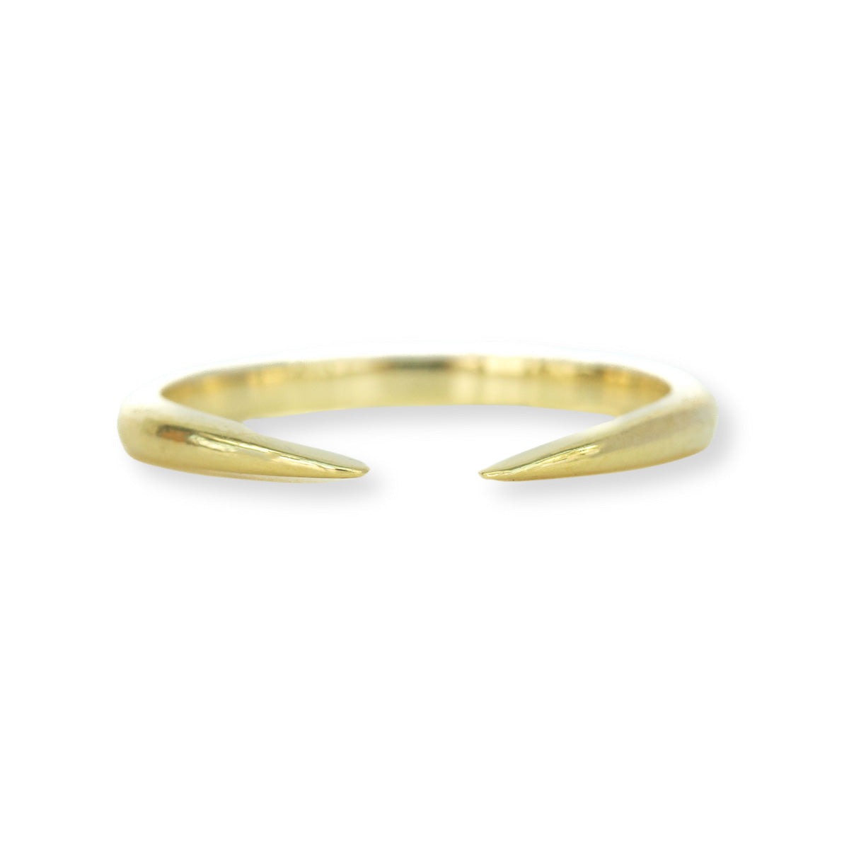 Ibiza Open Cuff Ring in yellow gold