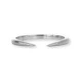 Ibiza Open Cuff Ring in white gold