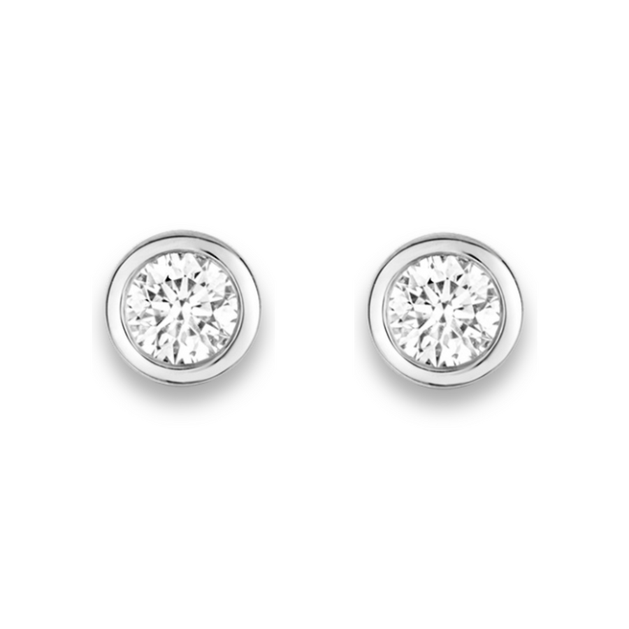 Aria Diamond Stud Earrings