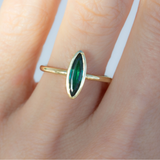 Maia Green Toumaline Moval Ring