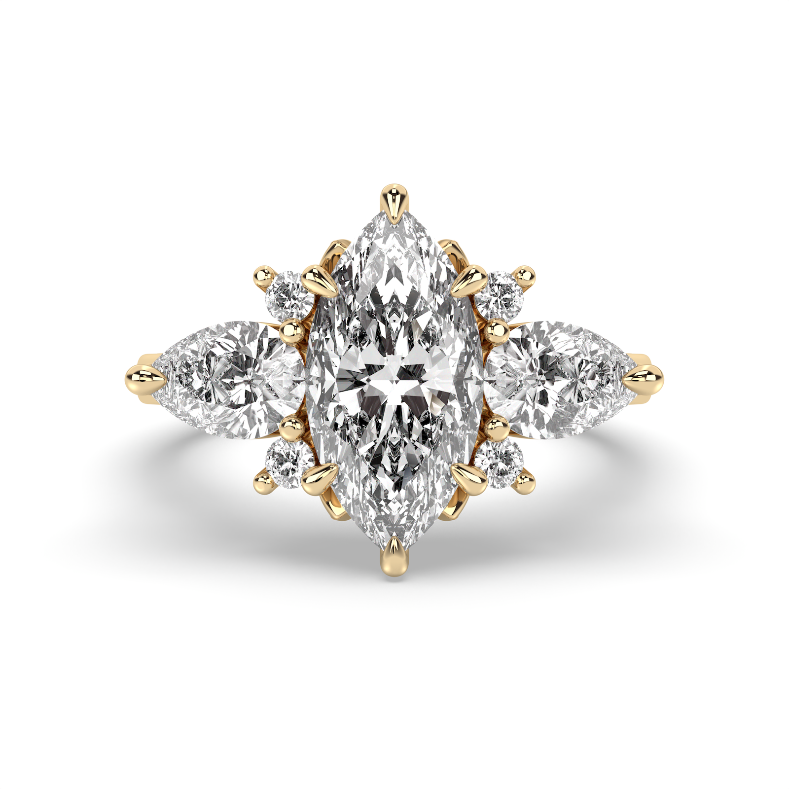 The Minerva Ring - Marquise