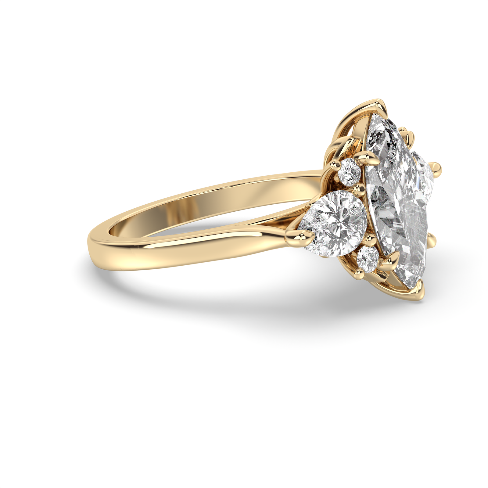 The Minerva Ring - Marquise