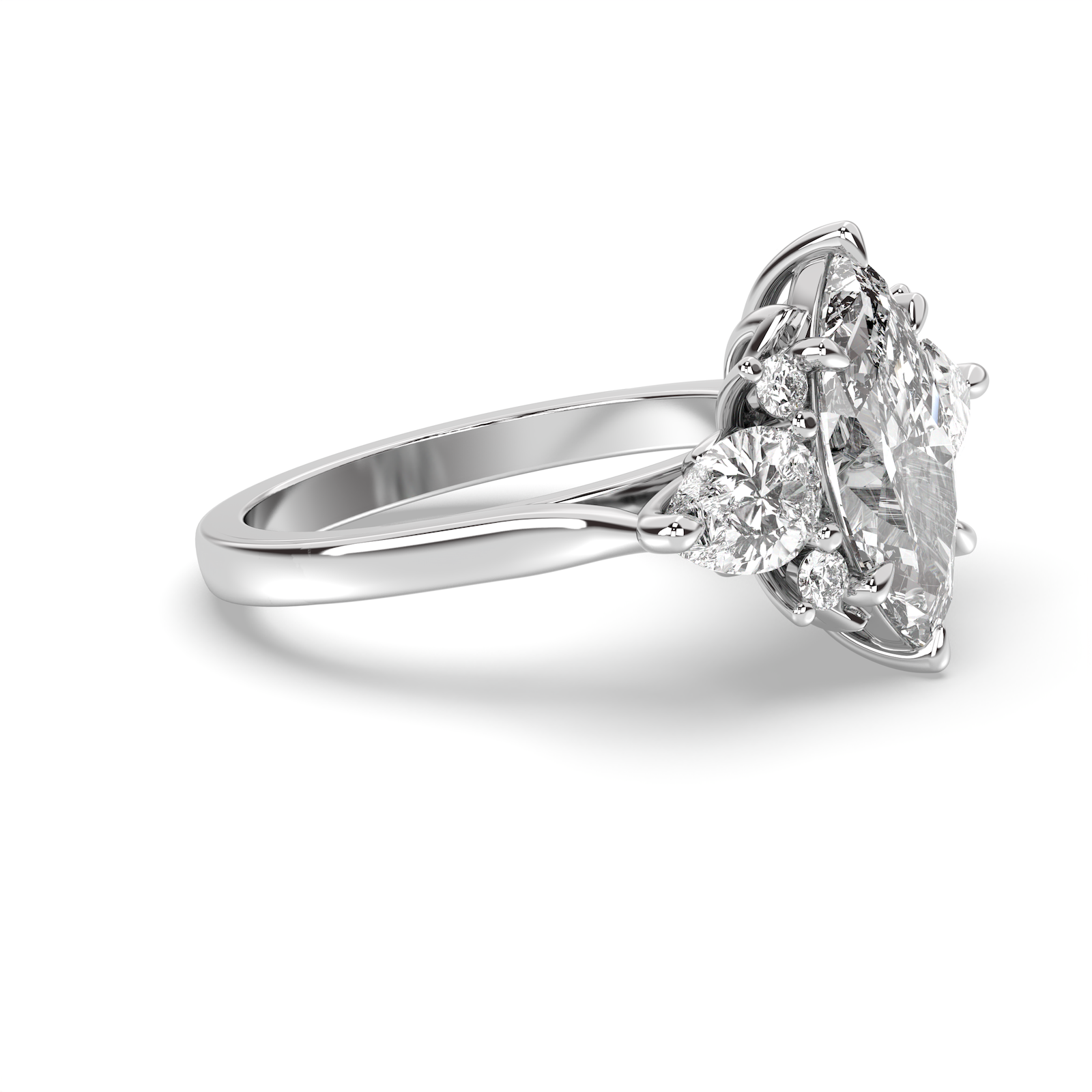 The Minerva Ring - Marquise