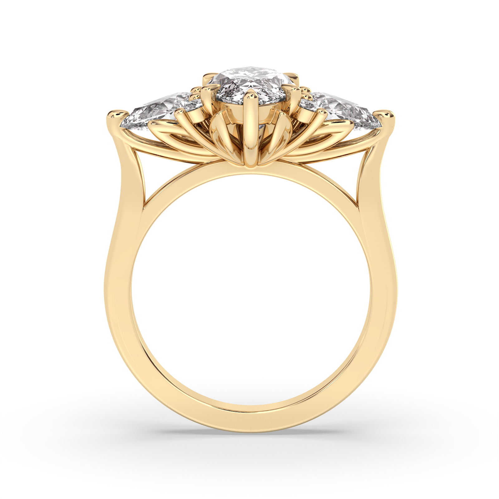 The Minerva Ring - Marquise