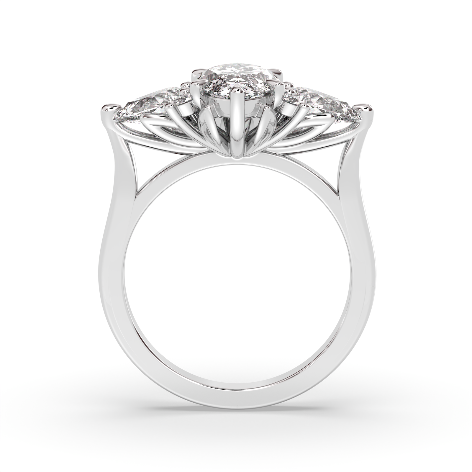 The Minerva Ring - Marquise