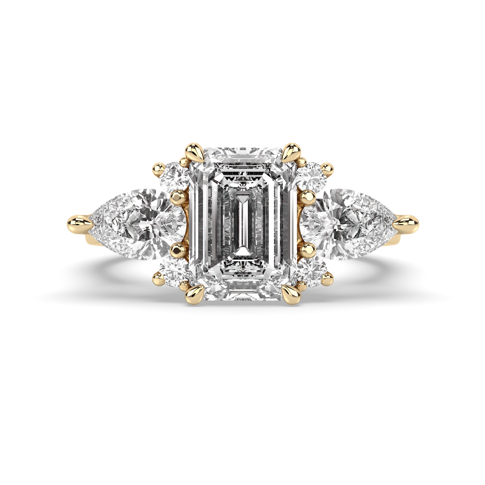 The Minerva Ring - Emerald Cut