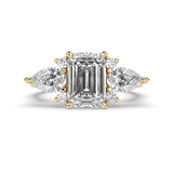 The Minerva Ring - Emerald Cut