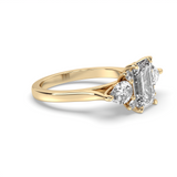 The Minerva Ring - Emerald Cut