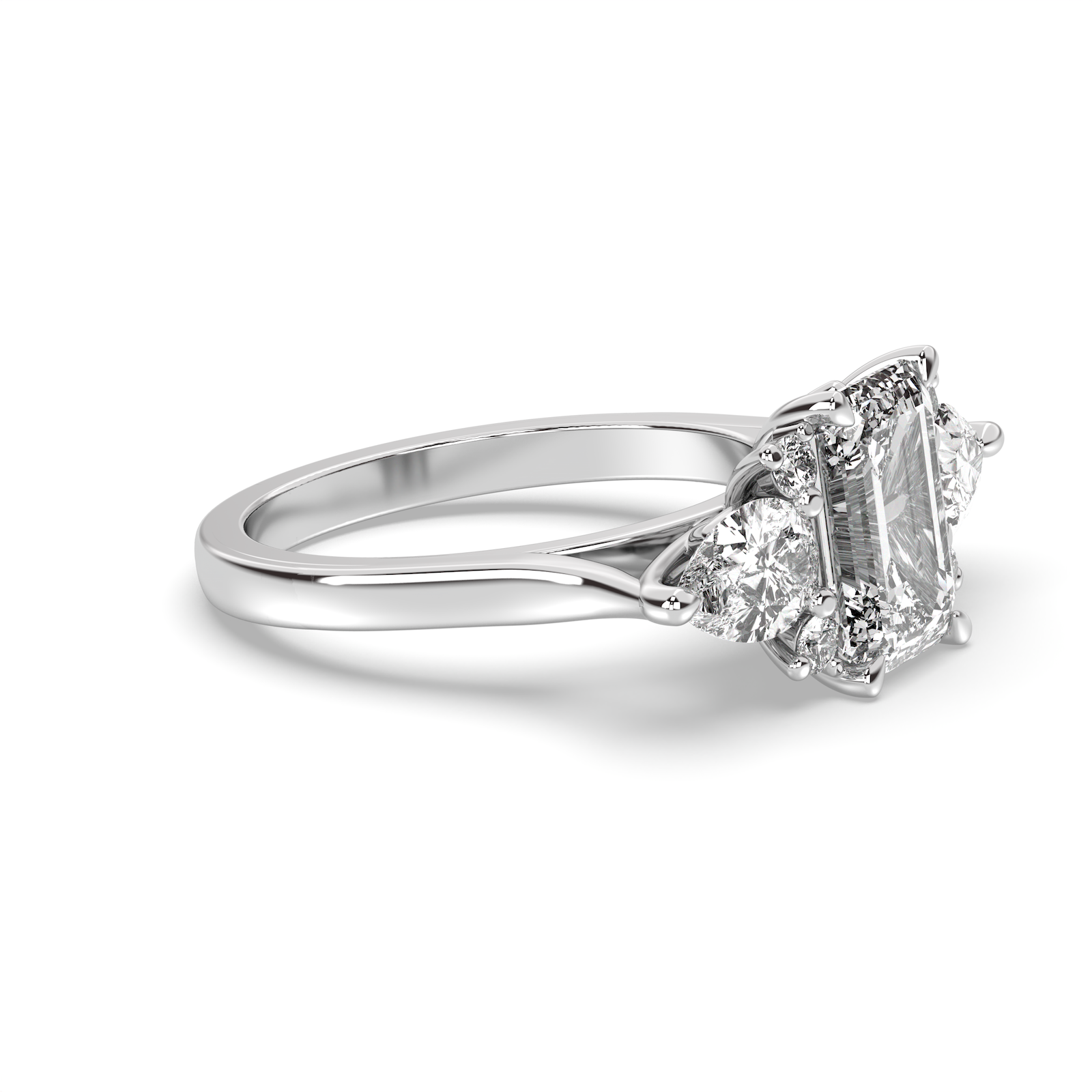 The Minerva Ring - Emerald Cut