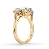 The Minerva Ring - Emerald Cut