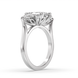 The Minerva Ring - Emerald Cut