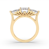 The Minerva Ring - Emerald Cut