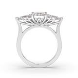 The Minerva Ring - Emerald Cut