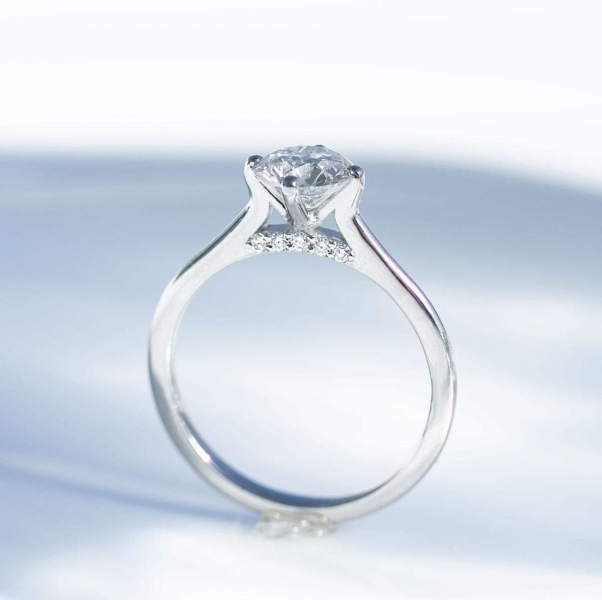 Athena 1ct Brilliant Cut Diamond Solitaire Ring