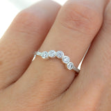 Lanta 5 Diamond Arch Ring