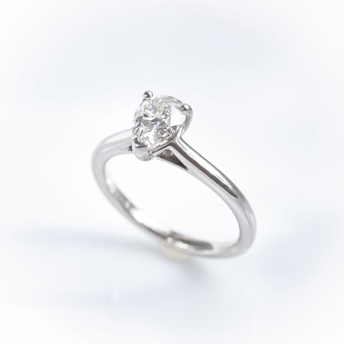 Santhiya 1ct Pear Diamond Solitaire Ring