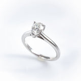 Santhiya 1ct Pear Diamond Solitaire Ring