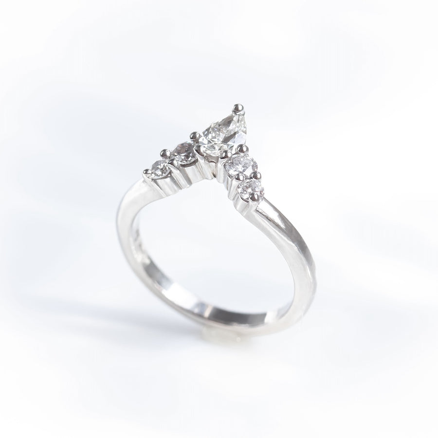 Kauai Diamond Fitted Ring