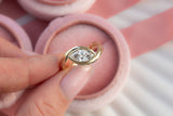 Clara Diamond Twist Ring