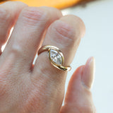 Clara Diamond Twist Ring