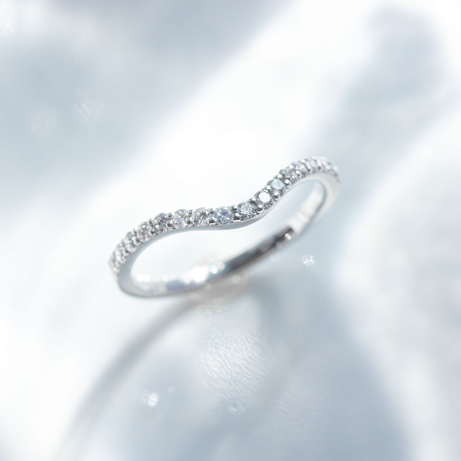 Capri Diamond Arched Ring