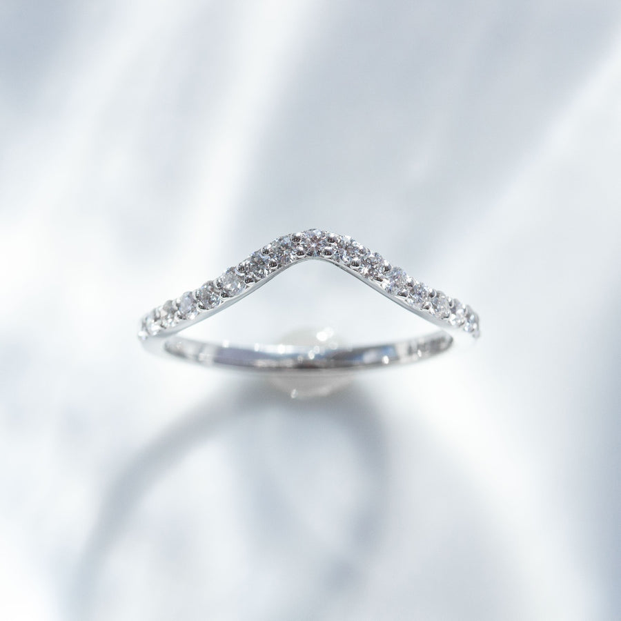 Capri Diamond Arched Ring