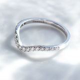 Capri Diamond Arched Ring