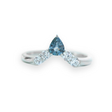 Kauai Sapphire & Diamond Fitted Ring