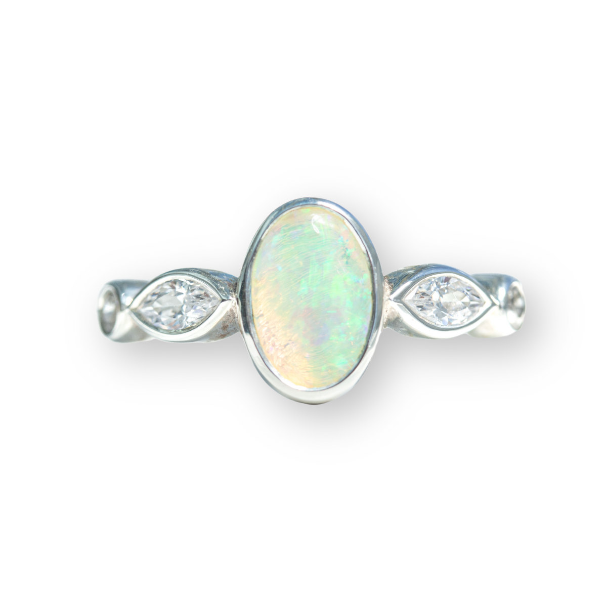 Opal & Diamond Kali Ring