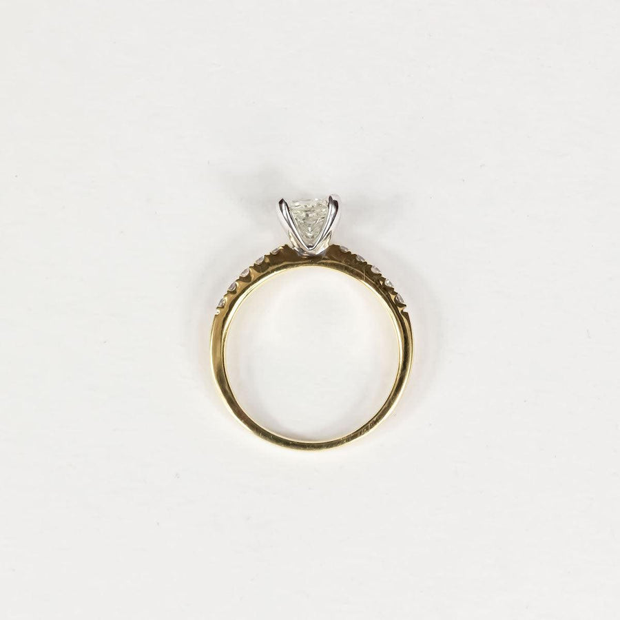 0.72ct Princess Diamond Solitaire Ring