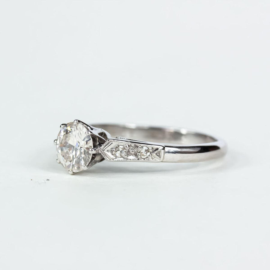 0.75ct Diamond Solitare Ring in Platinum