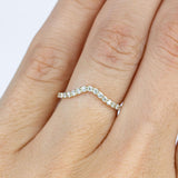 Diamond Arched Ring