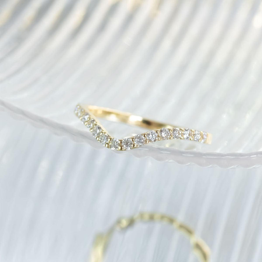 Diamond Arched Ring