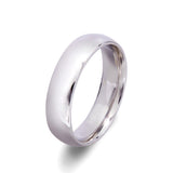 White Gold Court Wedding Band