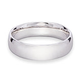 White Gold Court Wedding Band