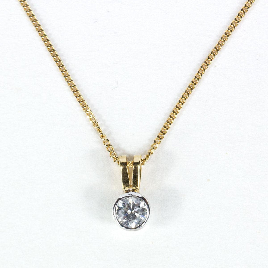 Diamond Necklace in 18K Gold