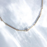 Ebb & Flow Diamond Necklace in Gold